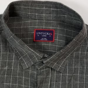 Untuckit casual button up shirt long sleeve